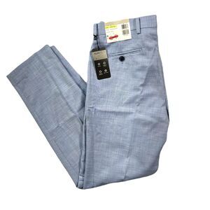 Alfani Slim-Fit Dress Pants Mens 30 x 30‎ Light Blue Stretch Solid $135